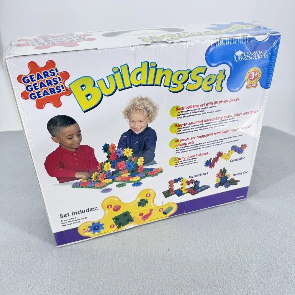Learning Resources Gears Gears Gears Building Set LER9162 95 Piece‎ STEM New